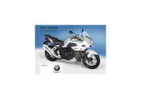 BMW K1200 R Sport - Owners manual EN 2006 